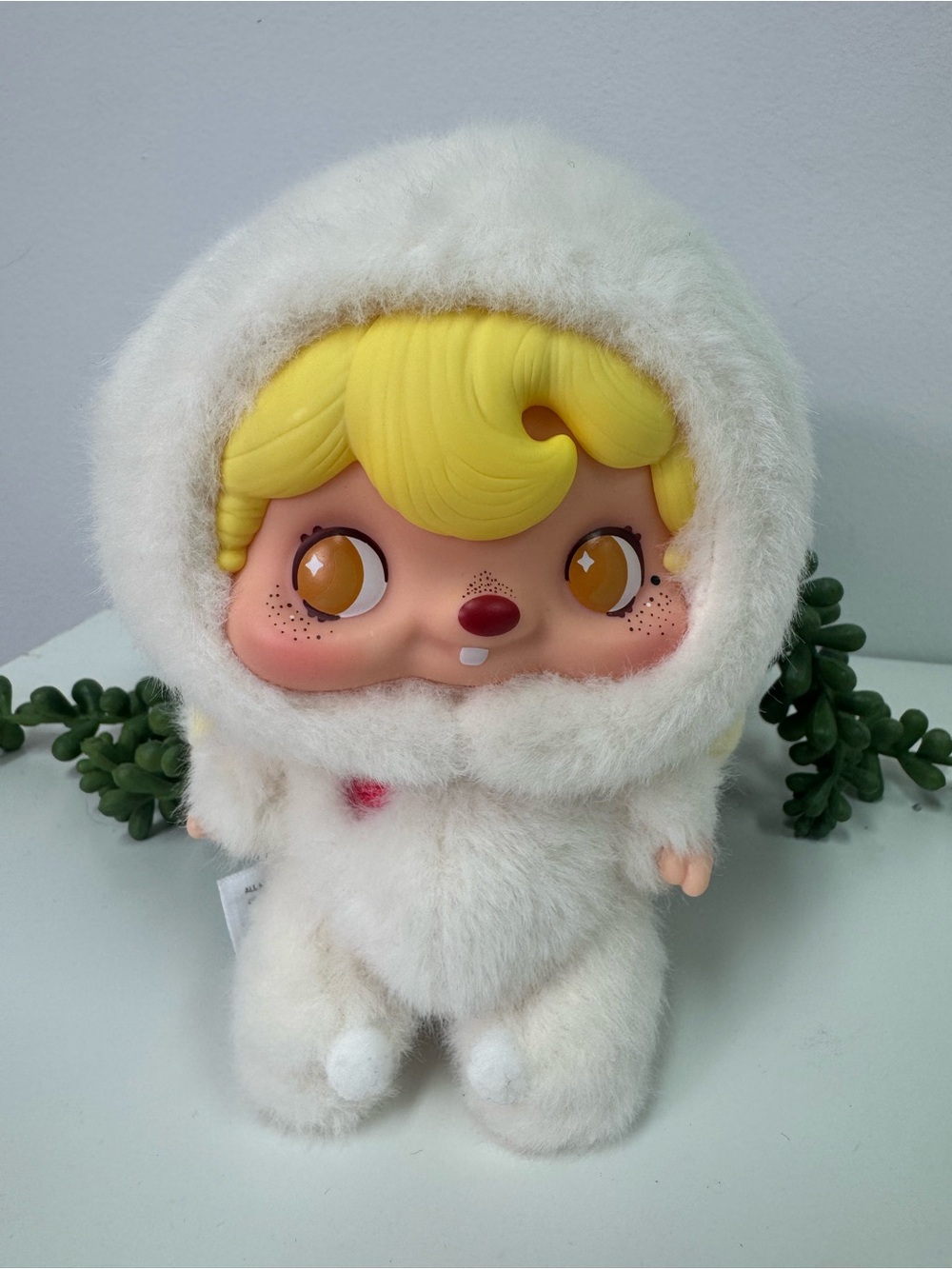 52TOYS PoukaPouka Angel Plush Keychain, Bag Charm